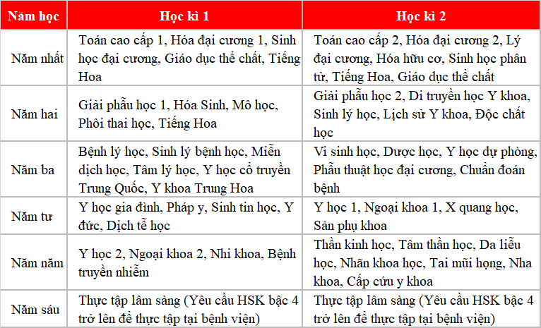 Du học Trung Quốc ngành Y Khoa năm 2022