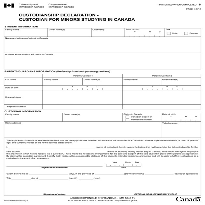 Dịch vụ giám hộ và phúc lợi ở Canada